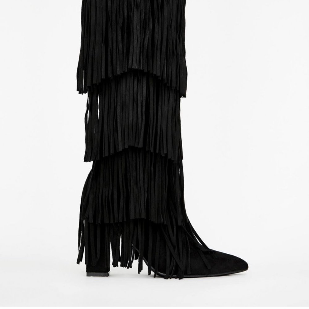Suede Cowboy Boots